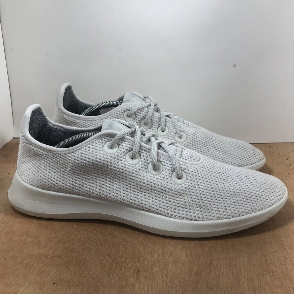 Allbirds Mens Tree Runners White Athletic Running Shoes Size 13